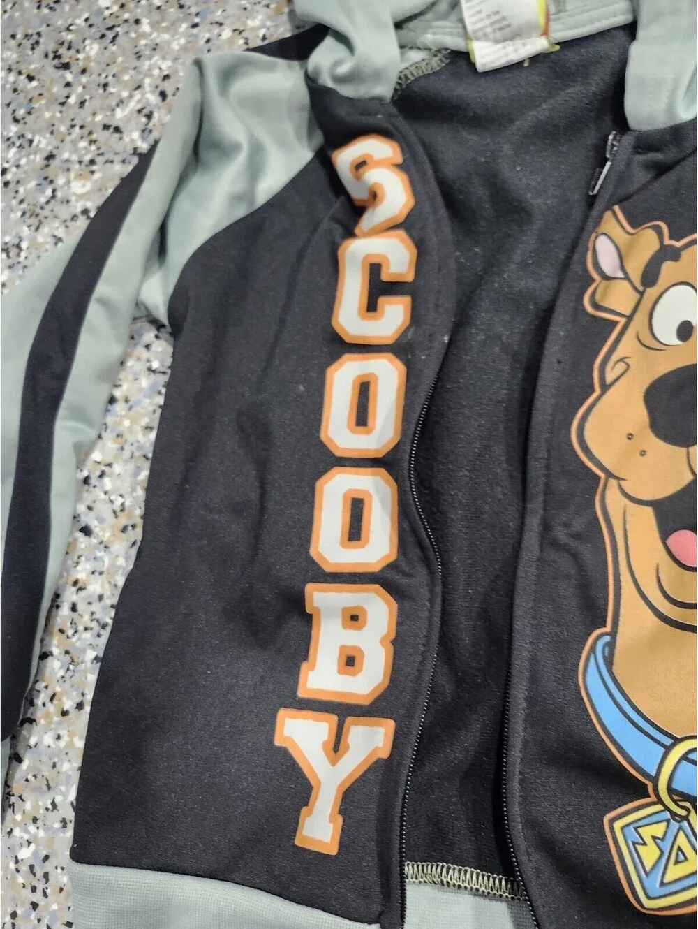 Vintage Y2K Kids Scooby Doo Tracksuit Outfit Rare Size 5